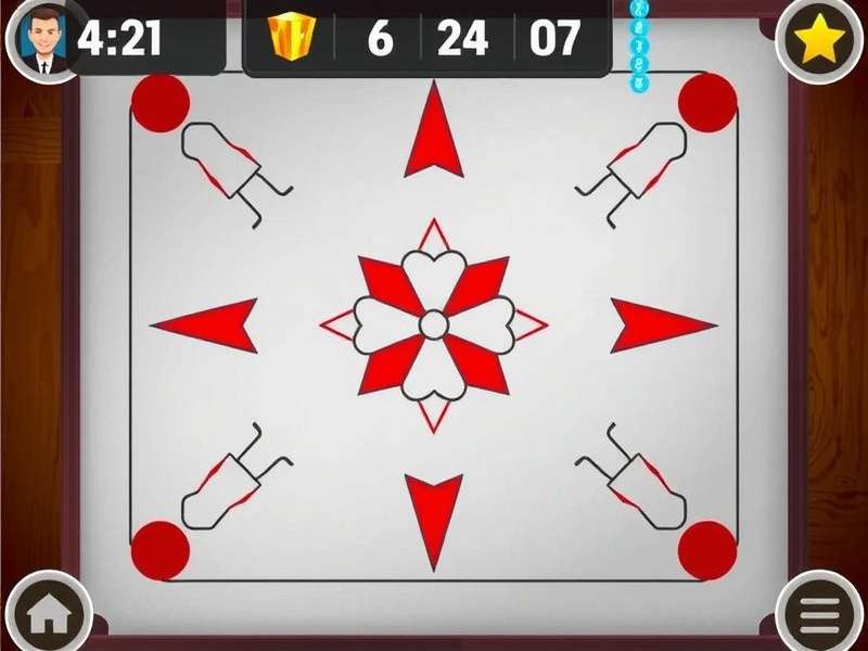 Carrom Star Blitz Gameplay Screenshot
